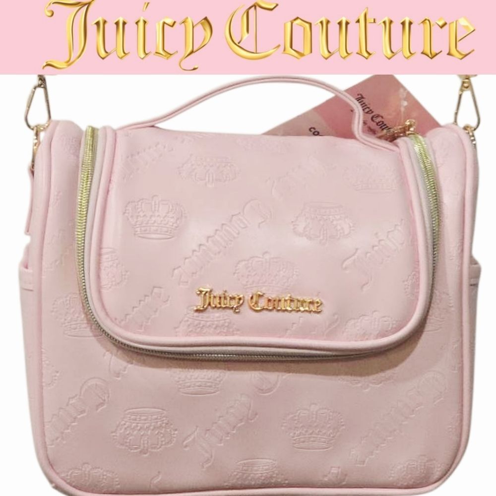 Juicy Couture Crown Logo Insulated Zip Around Lunch Crossbody Bag
